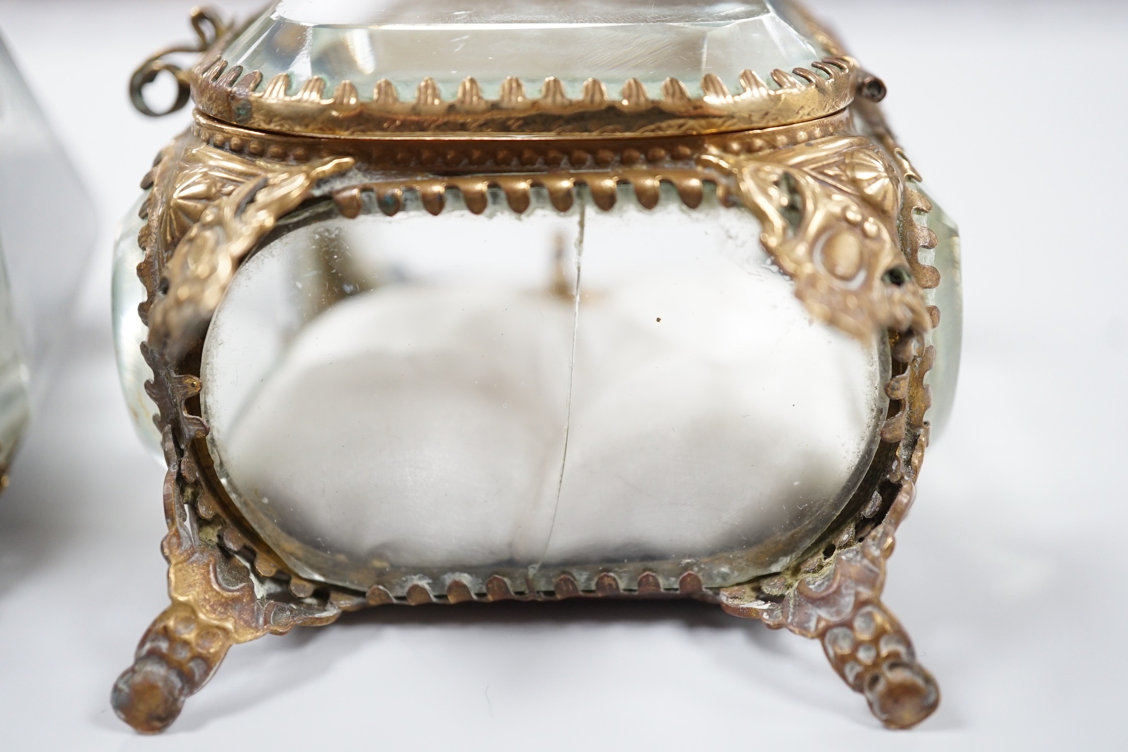 Two 19th century French pocket watch cases and three pocket watches